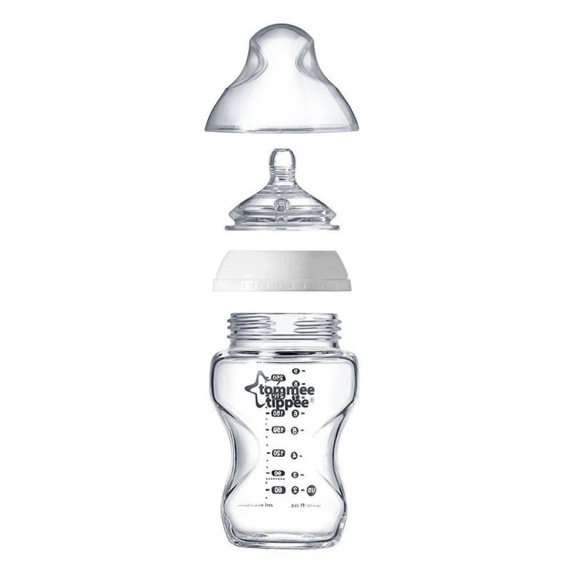 Tommee Tippee Closer to Nature Clear Bottle AR, 340ml