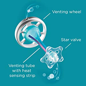 Tommee Tippee Advanced Anti-Colic Bottle 1 x 150ml with Heat Sensing Tube