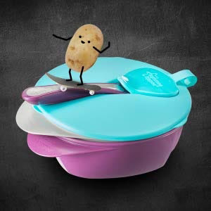 Tommee Tippee Easy Scoop Feeding Bowls With Lid and Spoon