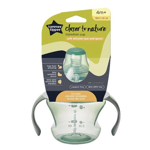 Tommee Tippee - Transition Soft Teat & Spout Cup | 150ml | 4m+