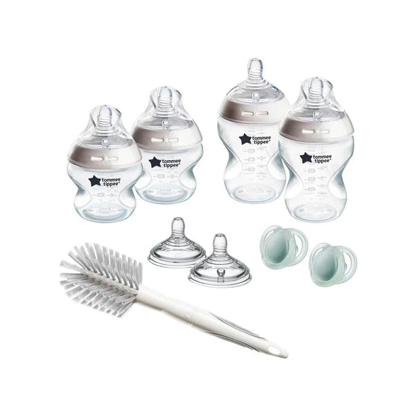 Tommee Tippee Closer to Nature Newborn Starter Kit | Clear