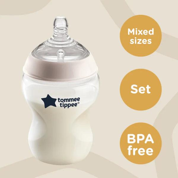 Tommee Tippee Closer to Nature Newborn Starter Kit | Clear