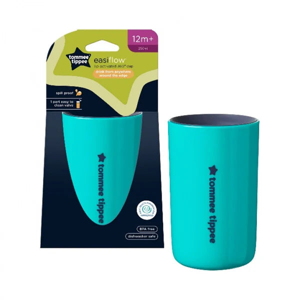 Tommee Tippee Easiflow 360° Cup | 250ml | 12m+ | Green