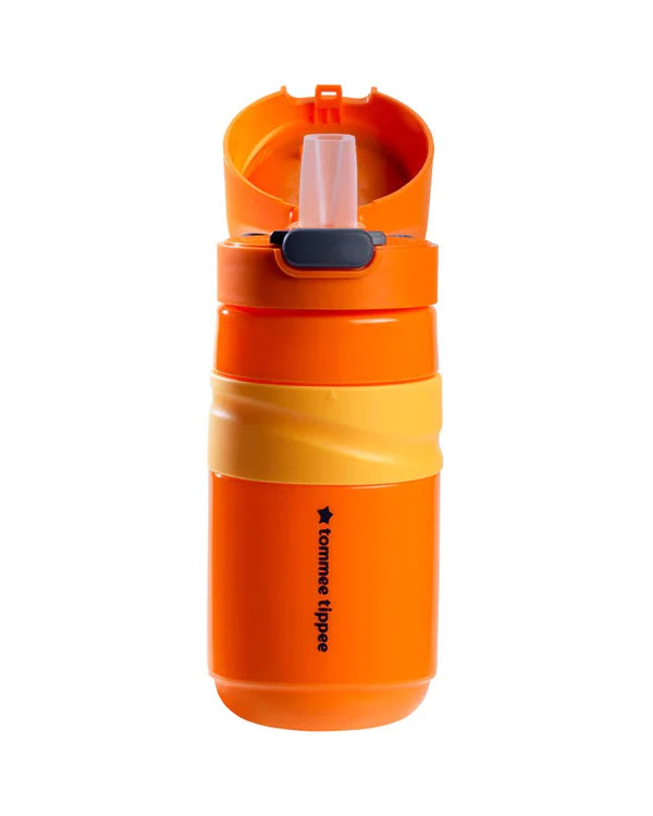 Tommee Tippee Superstar Straw Bottle 500ml | 18m+ | Orange