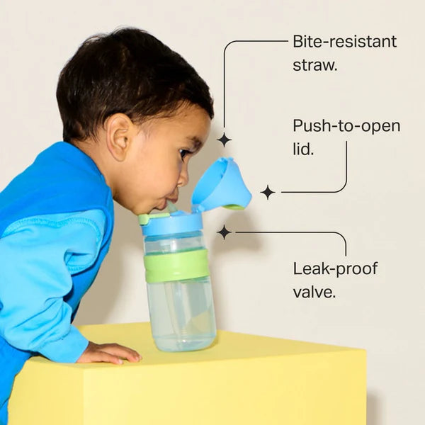 Tommee Tippee On the Go Straw Bottle 500ml | 18m+ | Pink