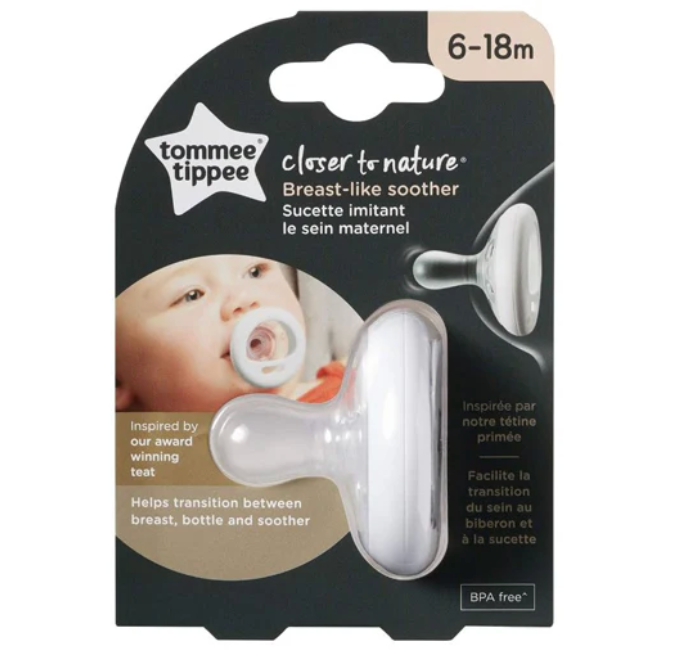 Tommee TIppee - Breastlike Night Soother | 6-18M | Glow in the Dark