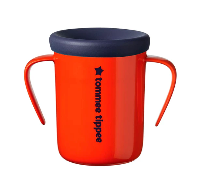 Tommee Tippee Easiflow 360° Cup w Handles | 200ml | 6m+ | Red
