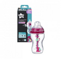 Tommee Tippee Advanced Anti Colic Decorated Bottle, 340 ml, Girl