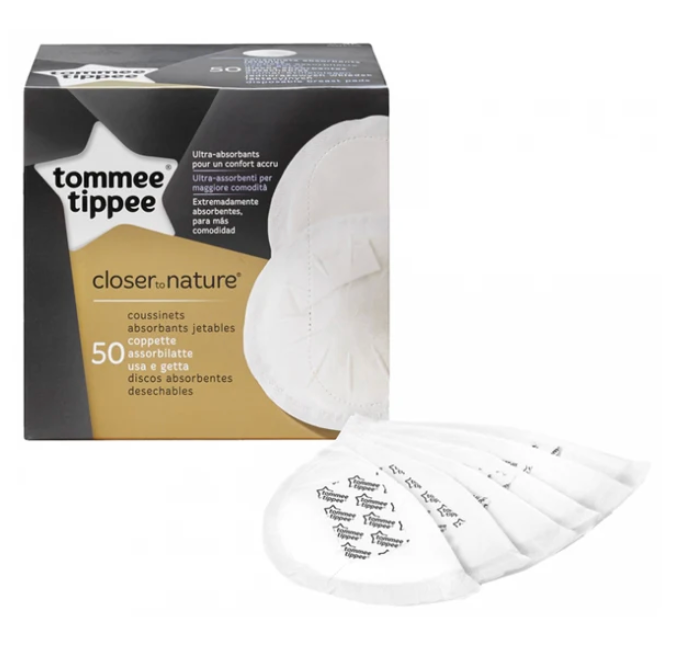 Tommee Tippee Disposable Breast Pads, 50 Pieces