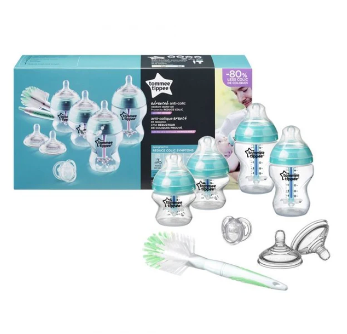 Tommee Tippee Advanced Comfort Vented Baby Bottle Starter Kit
