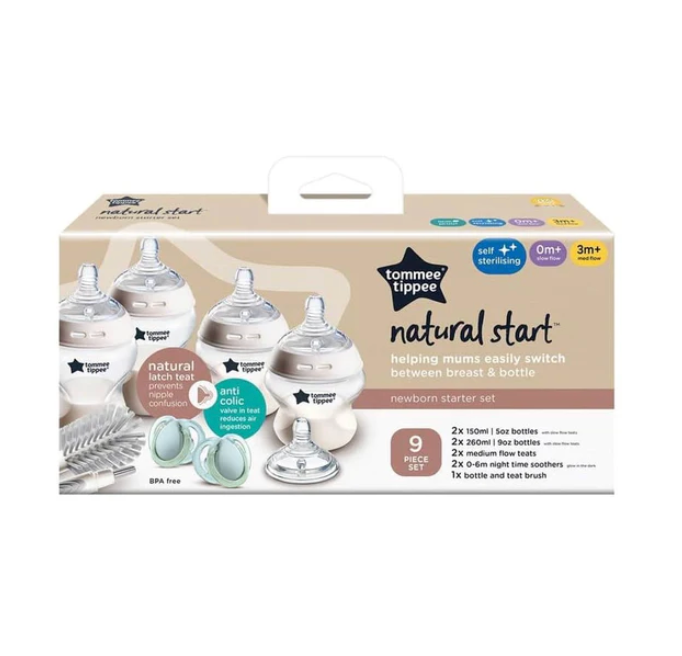 Tommee Tippee Closer to Nature Newborn Starter Kit | Clear