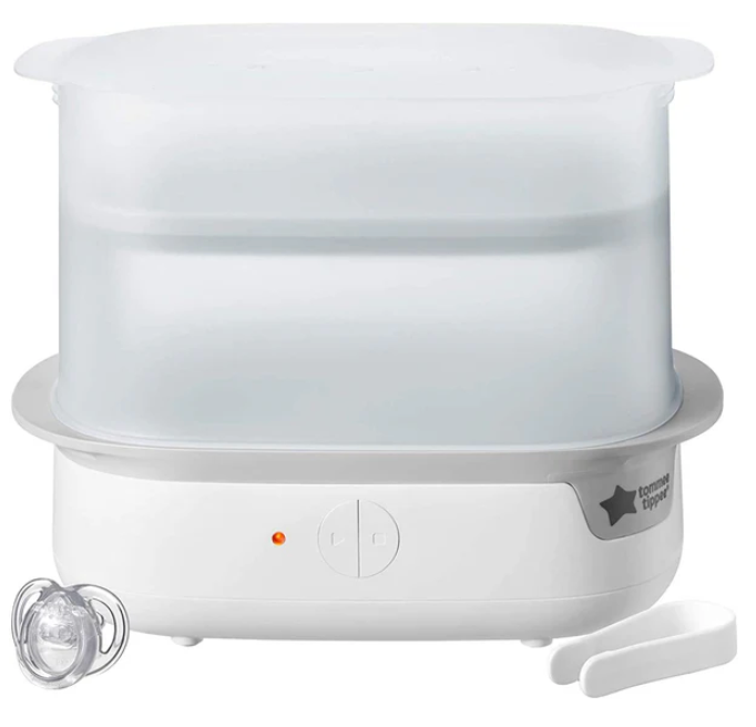 Tommee Tippee Super Steam Advanced Electric Steriliser for 6 Baby Bottles, Black