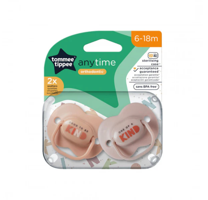 Tommee Tippee - Anytime Soothers "Kind" 6-18m | 2 Pack