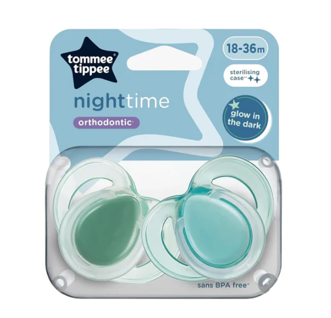 Tommee Tippee Night Time Soother | 2 Soothers 18 - 36 Months