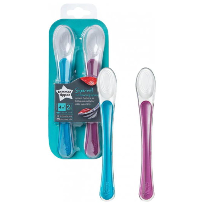 Tommee Tippee 1st Easy Weaning Spoon 2pcs