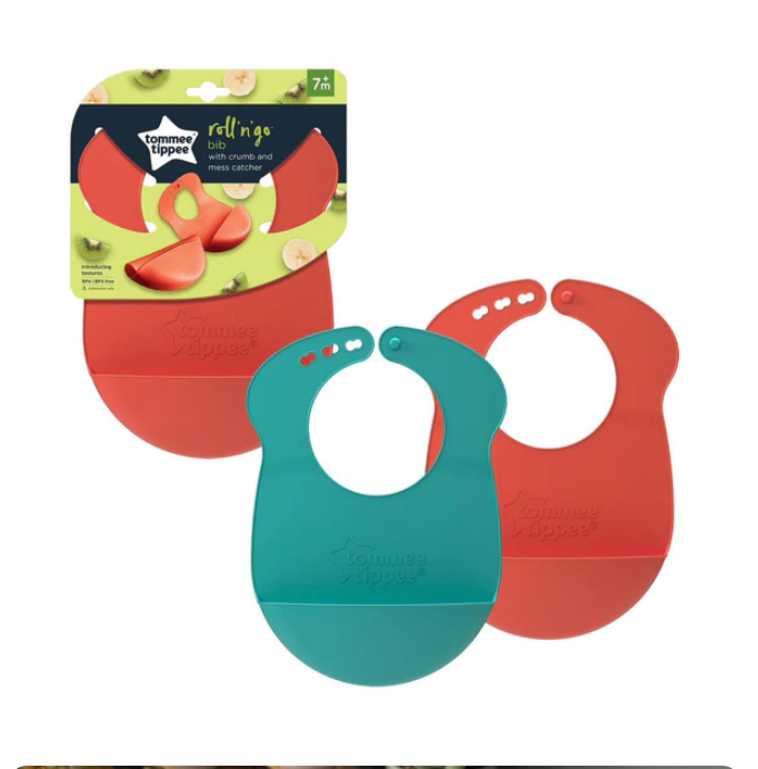Tommee Tippee Explora Roll ‘n’ Go Bib 6m+ | 4 colors