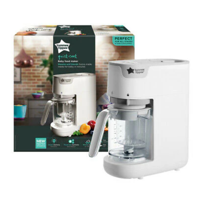 Tommee Tippee Steamer Baby Food Maker - White