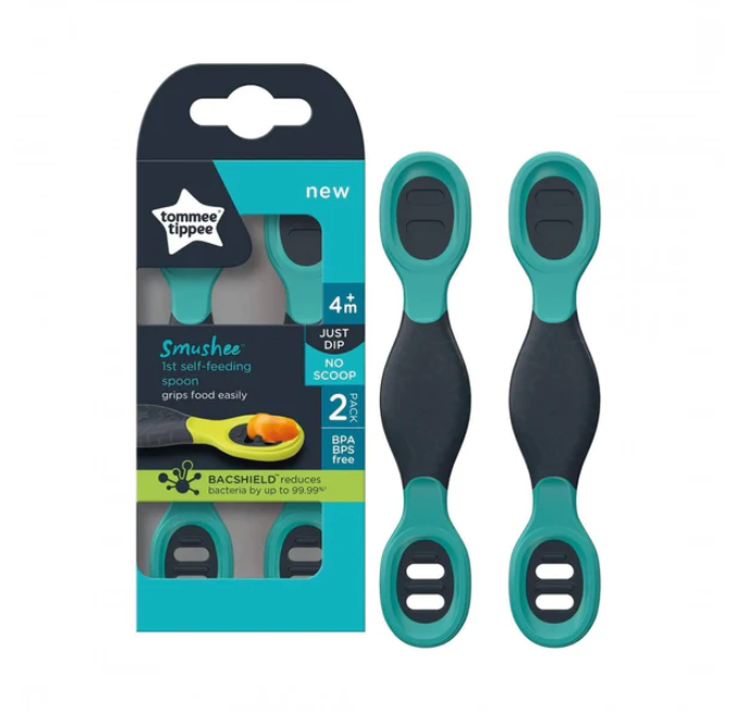 Tommee Tippee - Smushee 1st Feeding Spoon 2pcs | 4m+