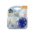 Tommee Tippee Moda Soother Midnight Jungle White | 2 Soothers 6 - 18 Months