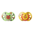 Tommee Tippee Fun Friends Green | 2 Soothers 18 - 36 Months