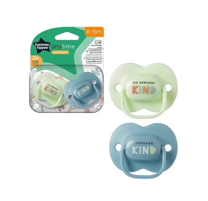Tommee Tippee - Anytime Soothers "Kind" 6-18m | 2 Pack