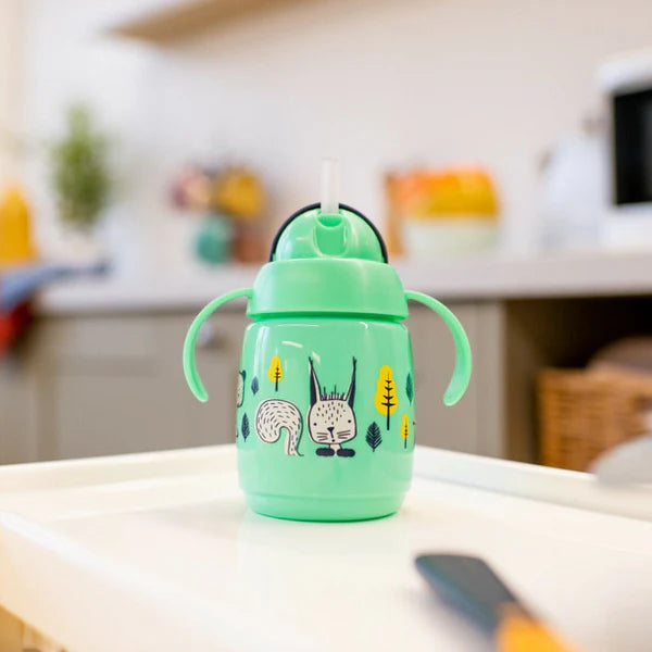Tommee Tippee Babies Superstar Sippee Training Cup Sippy Straw Bottle, 300ml 6m+