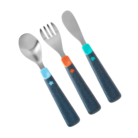 Tommee Tippee - Big Kids First Cutlery Set 12m+